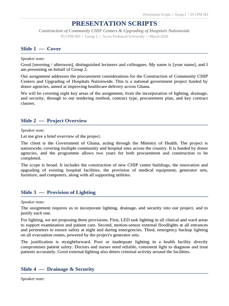Group2 Presentation Scripts | PDF