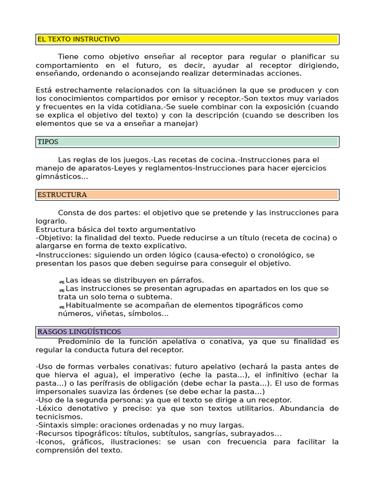 Textos Prescriptivos 1 | PDF