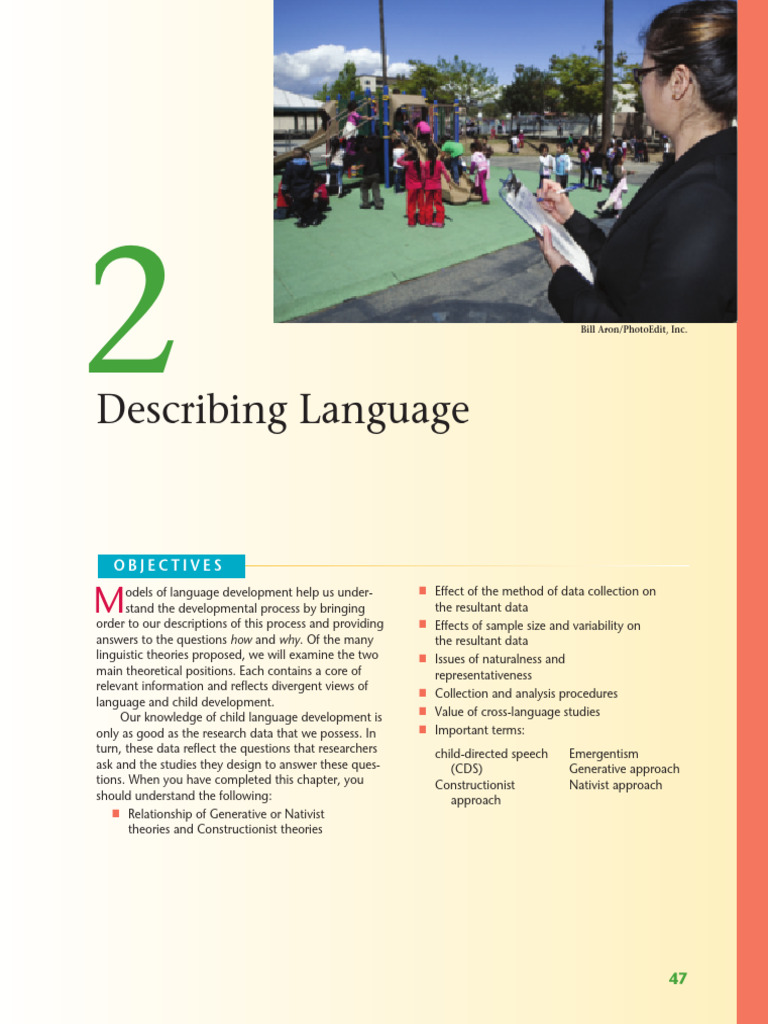 CH 2 | PDF | Language Acquisition | Language Development
