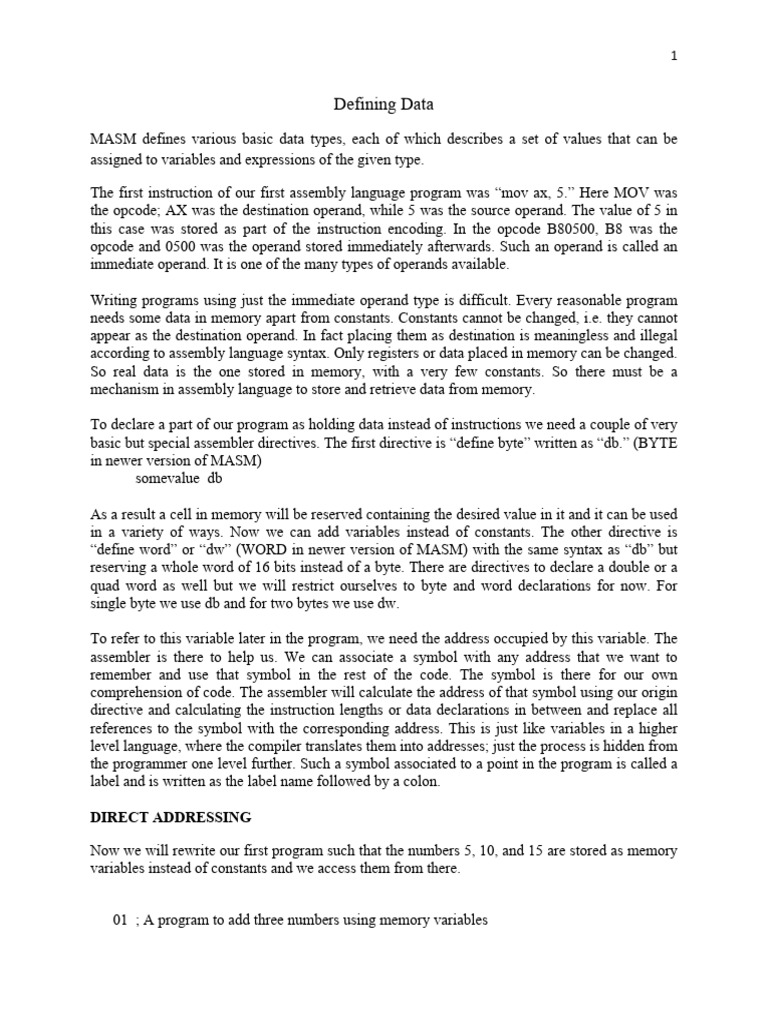 2 Defining Data | PDF