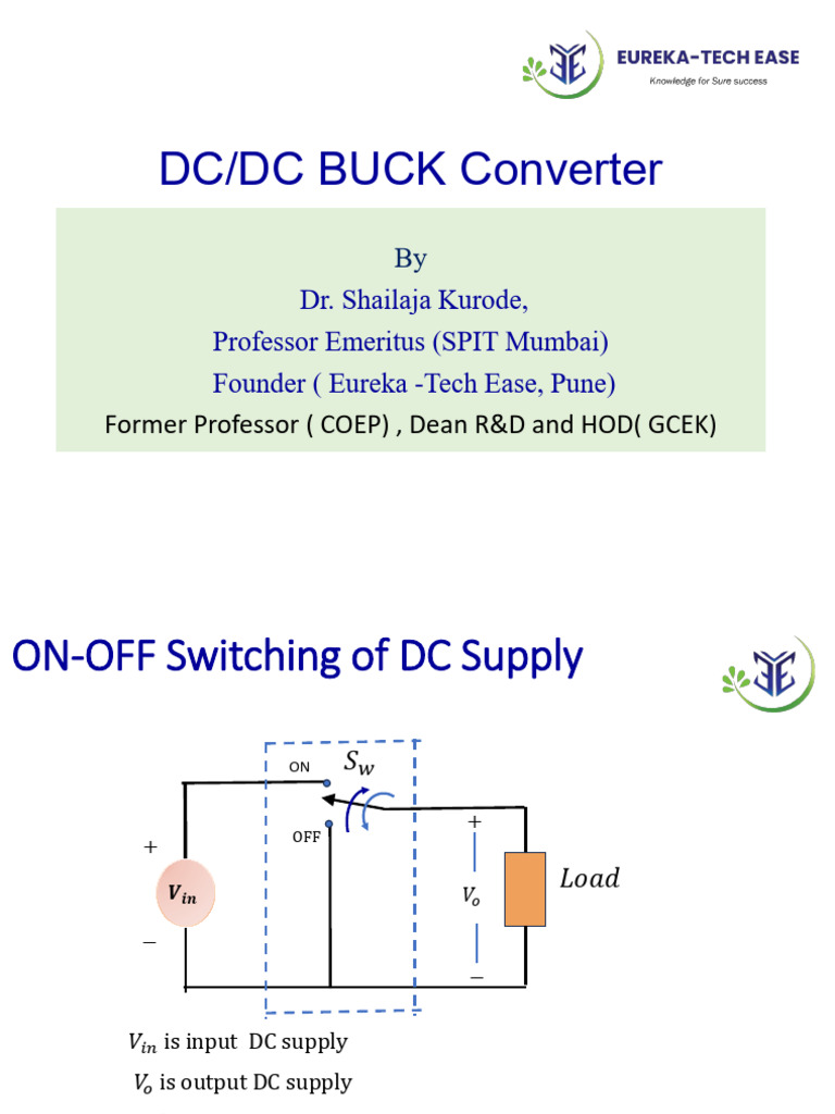 DC To DC BUCK Converter | PDF | Computer Engineering | Power Engineering