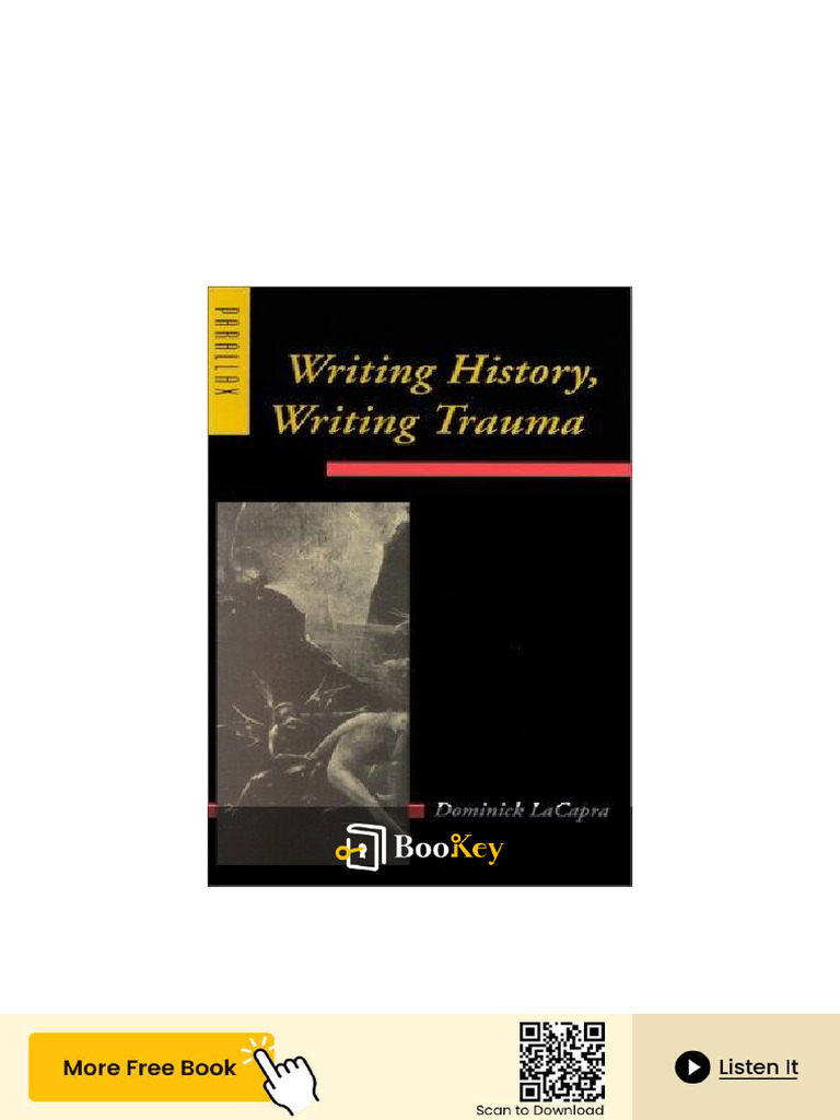 Writing History, Writing Trauma PDF | PDF | Psychological Trauma | Empathy