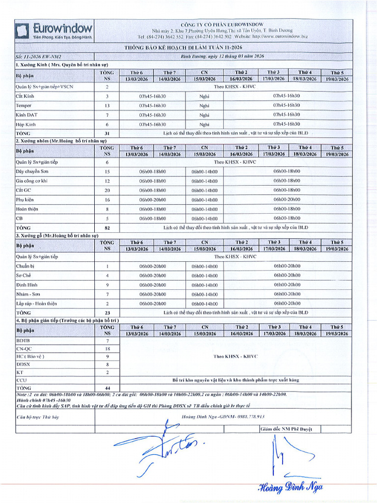 TBDL Tuan 11-2026 | PDF