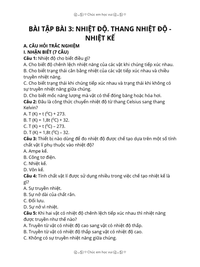 BÀI TẬP BÀI 3 KNTT | PDF
