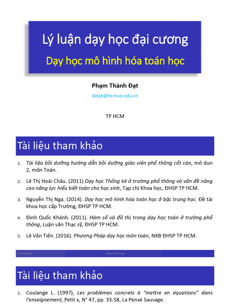 LLDH ĐC - 3 - PPDH MHH | PDF