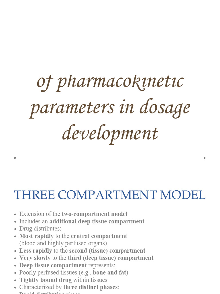 Three Compartment Model - PPTX 20260202 110130 0000 | PDF ...