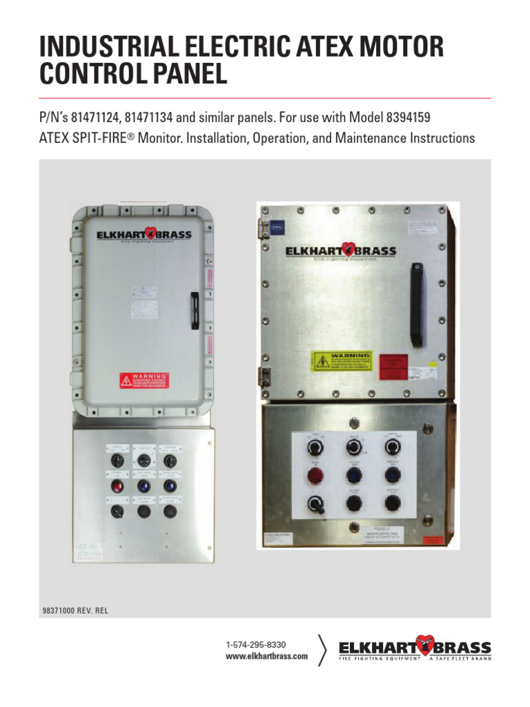 ATEX Standard Control Panel Manual - 98371000 | PDF | Electrical Wiring ...