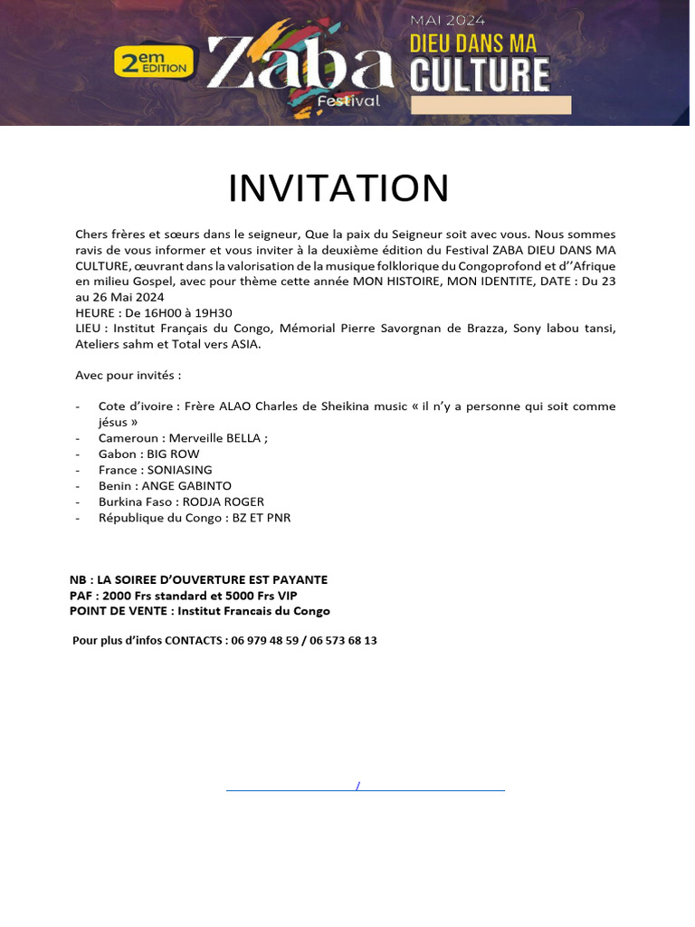 Invitation 2e Edition Zaba | PDF