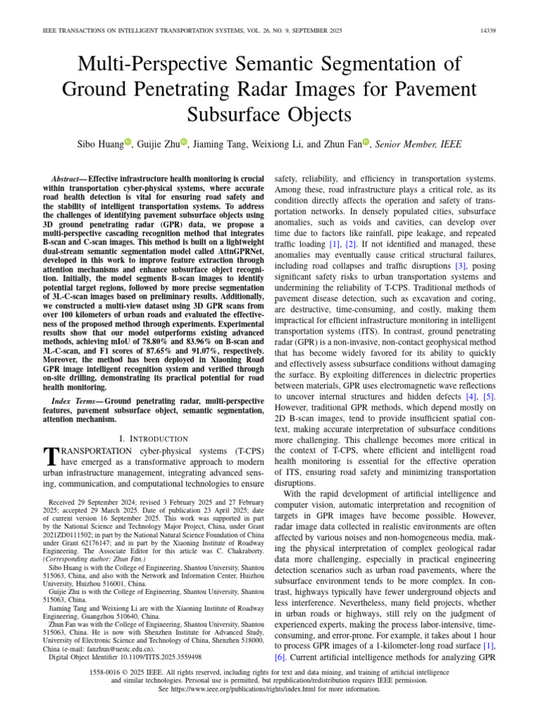 Multi-Perspective Semantic Segmentation of Ground Penetrating Radar ...