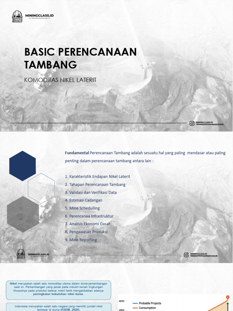 Materi Basic Mine Plan | PDF