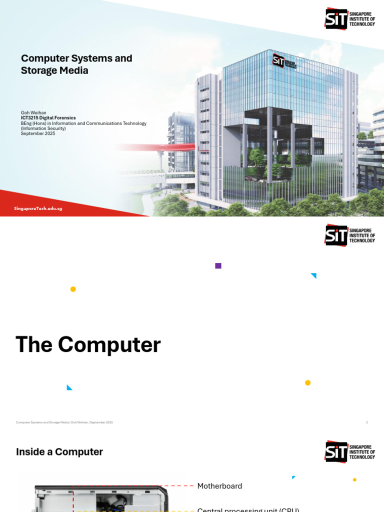 W03 L01 - Computer Systems and Storage Media | PDF | Solid State Drive ...
