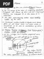 Structure of Atom Short Notes | PDF
