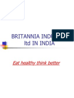 Britannia Industry LTD in India: Eat Healthy Think Better