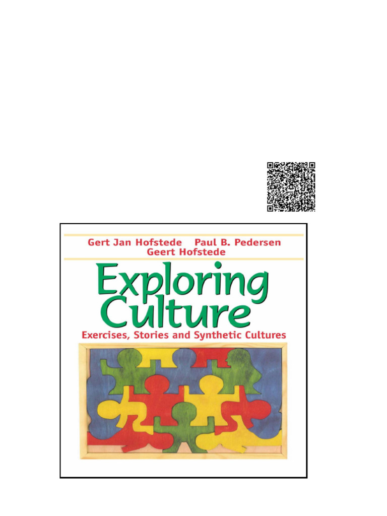 Exploring Culture Exercises Stories and Synthetic Cultures by Hofstede ...