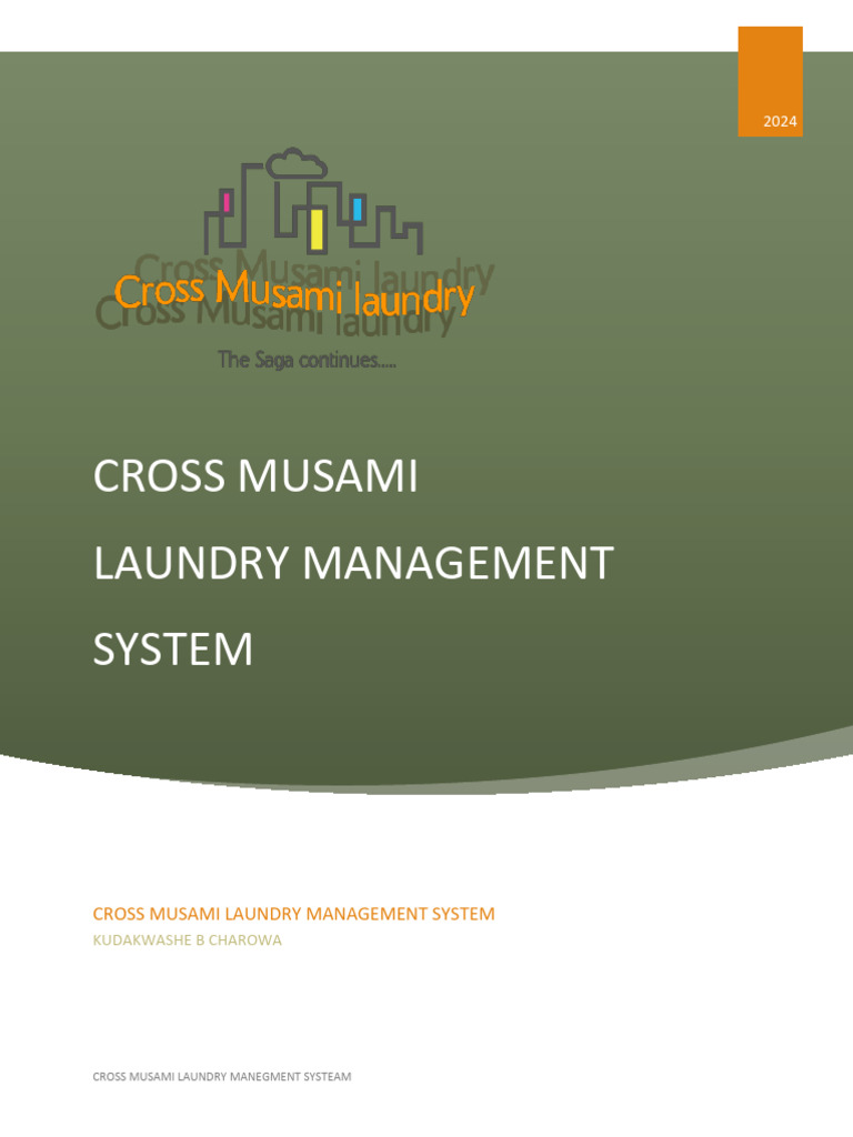 Cross Musami Laundry Management | PDF | Databases | Sql