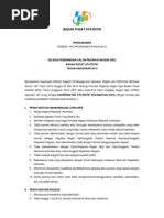 Download Pengumuman Penerimaan CPNS BPS 2012 LENGKAP by agoose_putra SN101189784 doc pdf