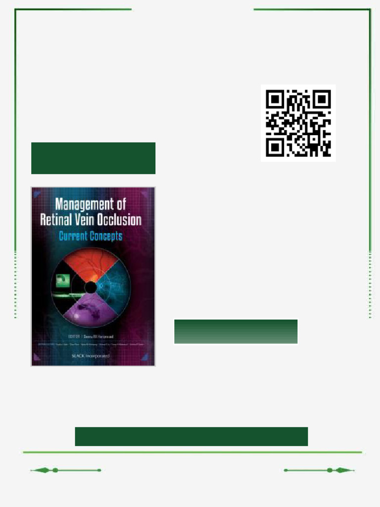 Management of Retinal Vein Occlusion Current Concepts 1st Edition Seenu ...