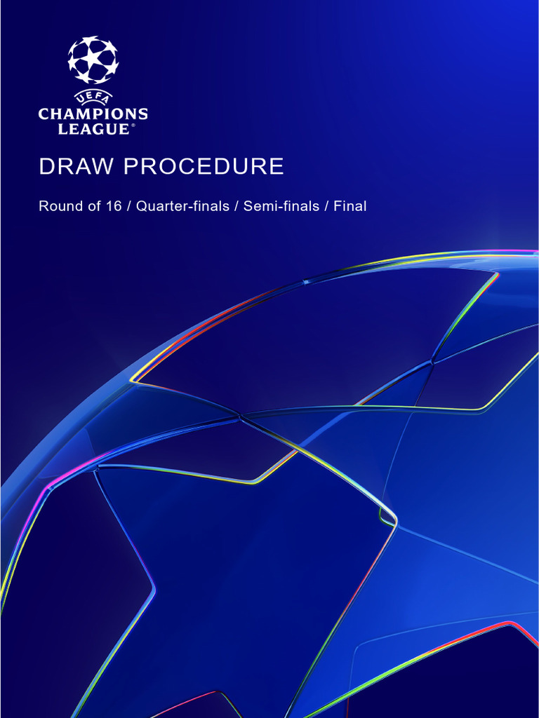 Ucl Round of 16 Draw Procedure - Final | PDF | Sports | Uefa Champions ...