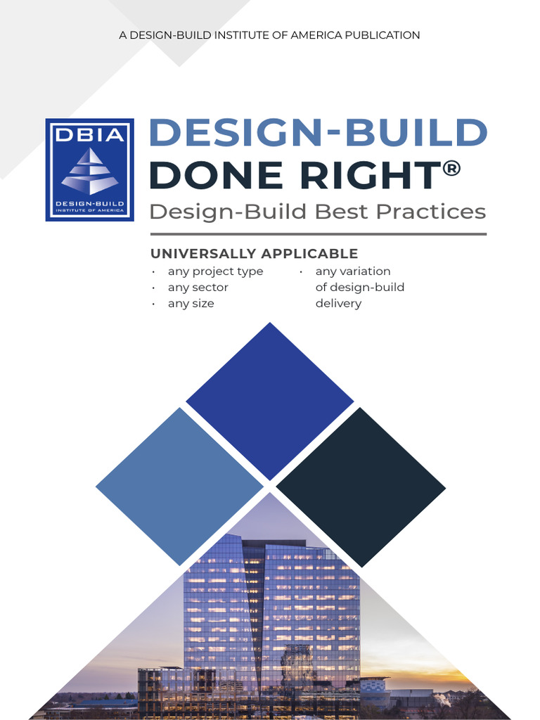 Design Build Best Practices Primer 2023 | PDF | Procurement | Quality ...