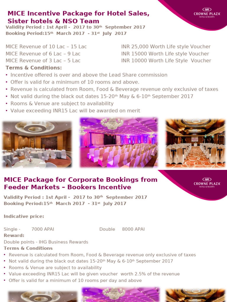 Mice Incentive & Package | PDF