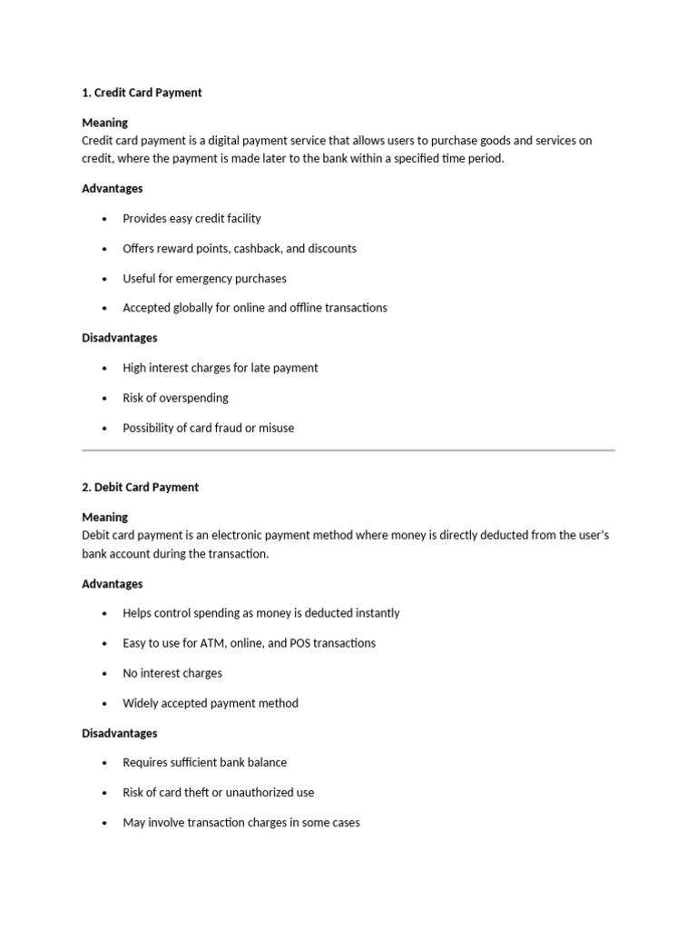unit 4 EB | PDF | Credit Card | Debit Card