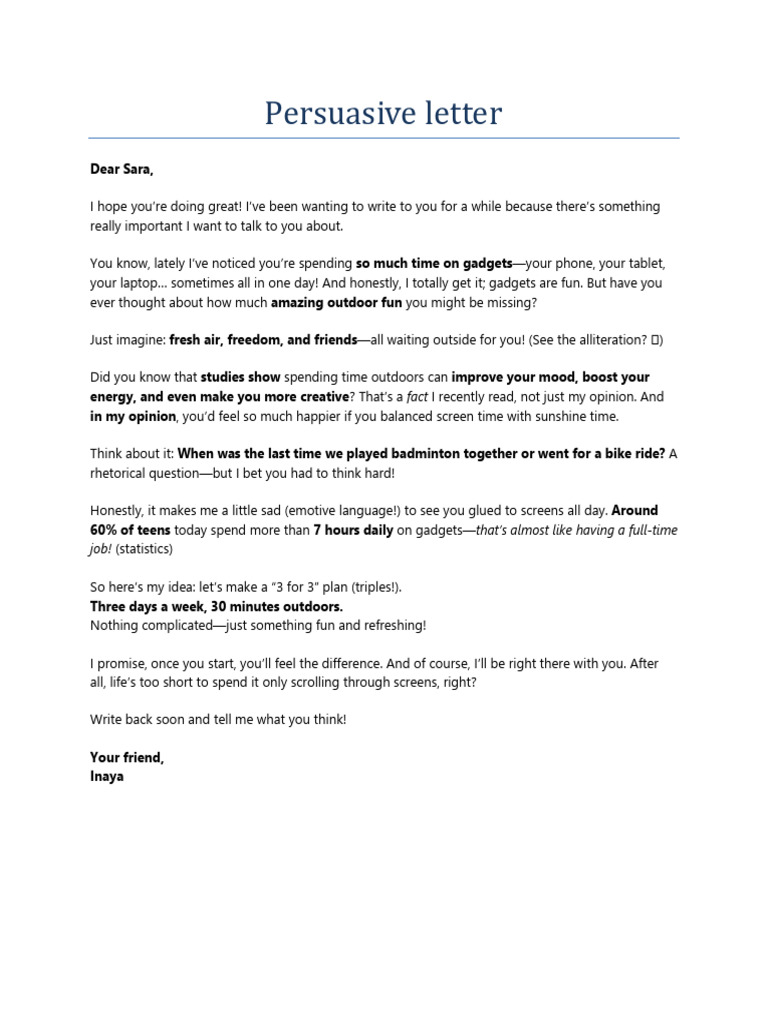 Persuasive Letter | PDF | Libraries | Learning