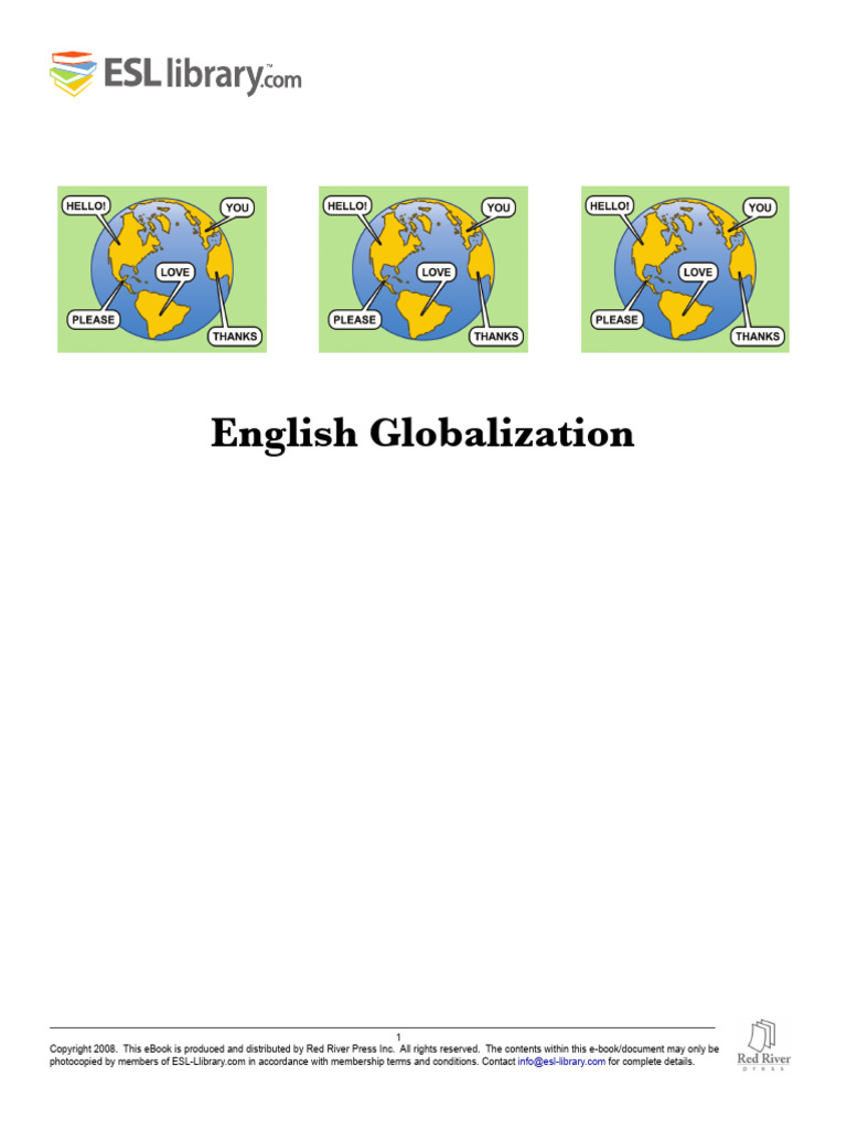2 English Globalization | PDF | English As A Second Or Foreign Language ...