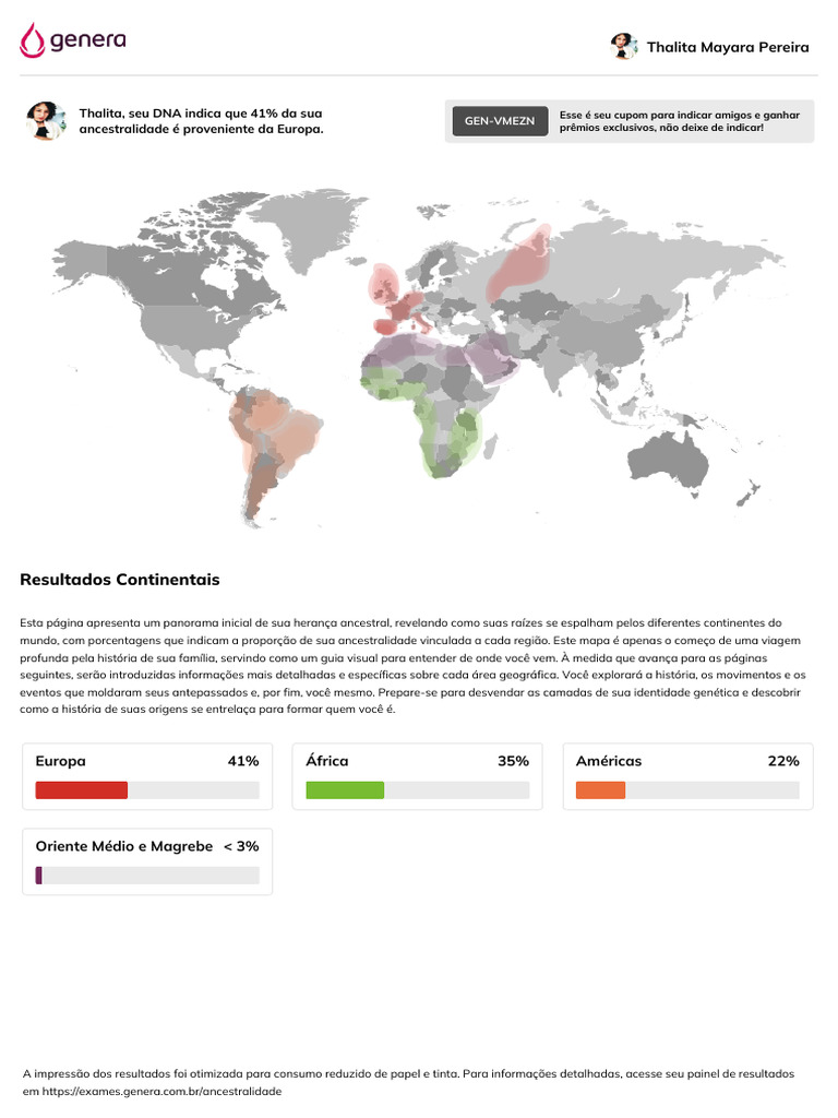 Ancestralidade Global - Genera | PDF