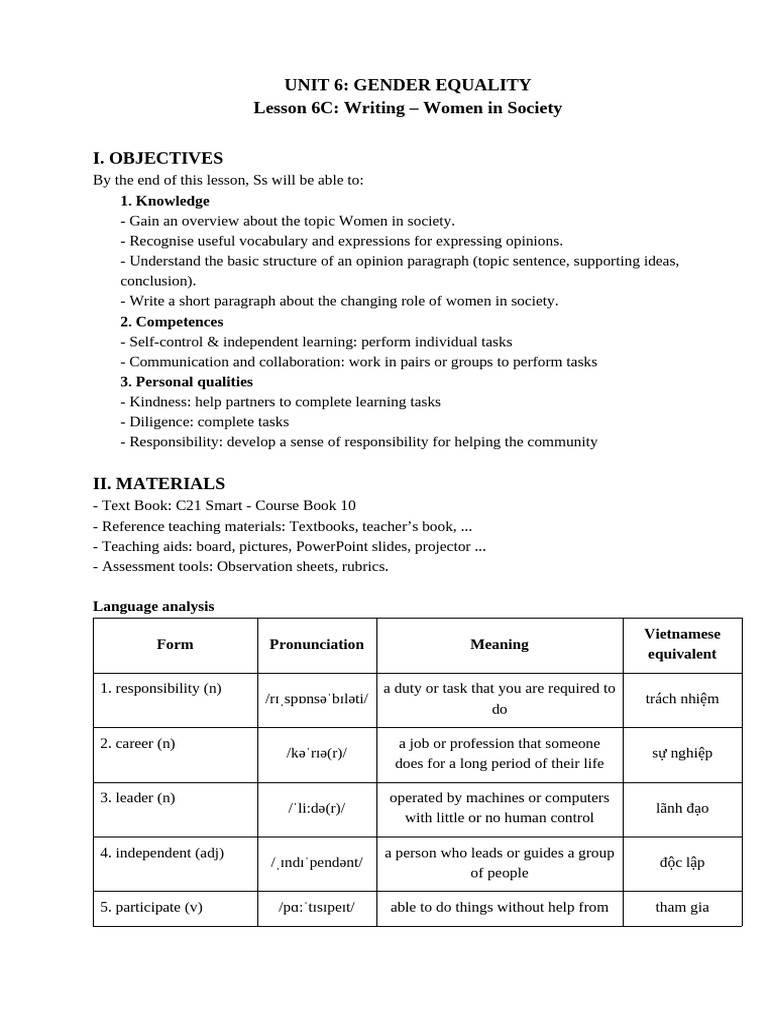 Lesson Plan - Speaking Unit 5 | PDF | Cognitive Science | Human ...