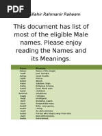 Male Baby Names With Meaning