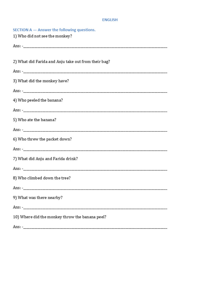 English 2nd STD Second Term | PDF