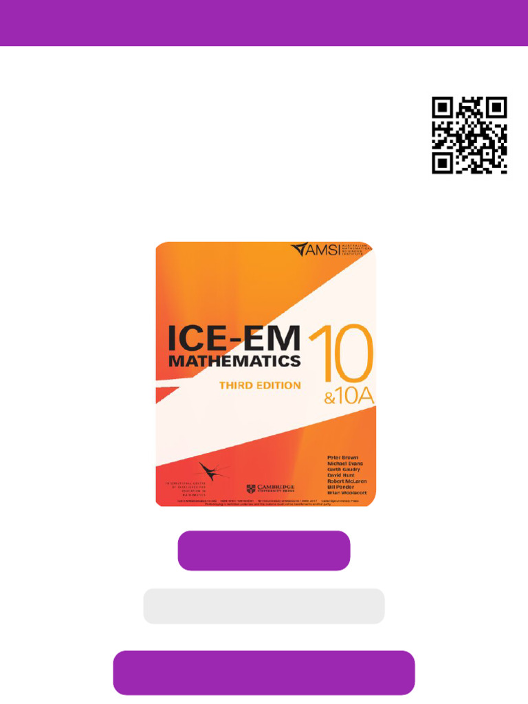 ICE EM Mathematics Year 10 10A Third Edition Peter Brown Ebook Extended ...