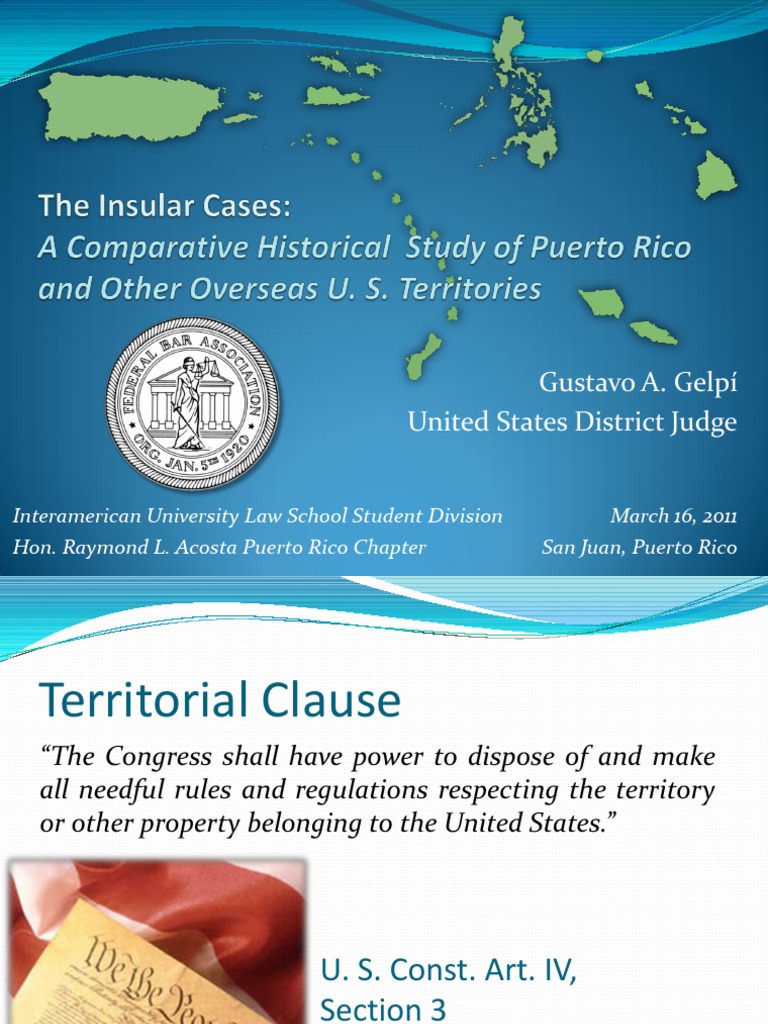 The Insular Cases Territories Of The United States Commonwealth (U