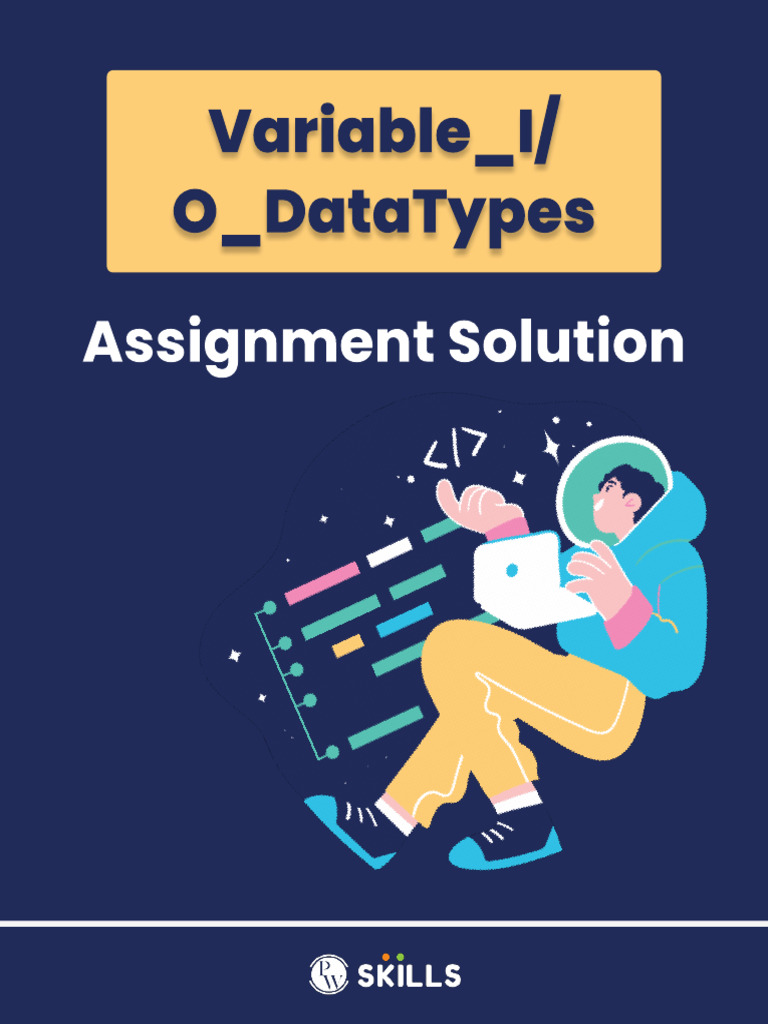 Variable IO DataTypes Sol | PDF | Boolean Data Type | Data Type