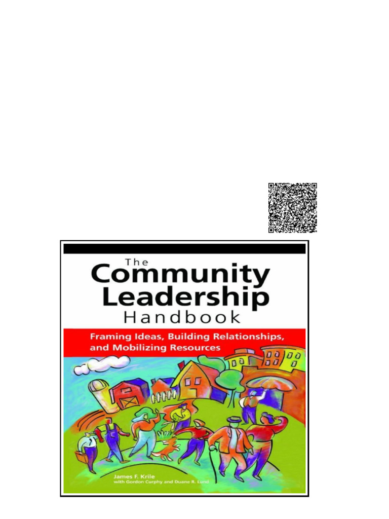 Community Leadership Handbook Framing Ideas Building RelationResources ...