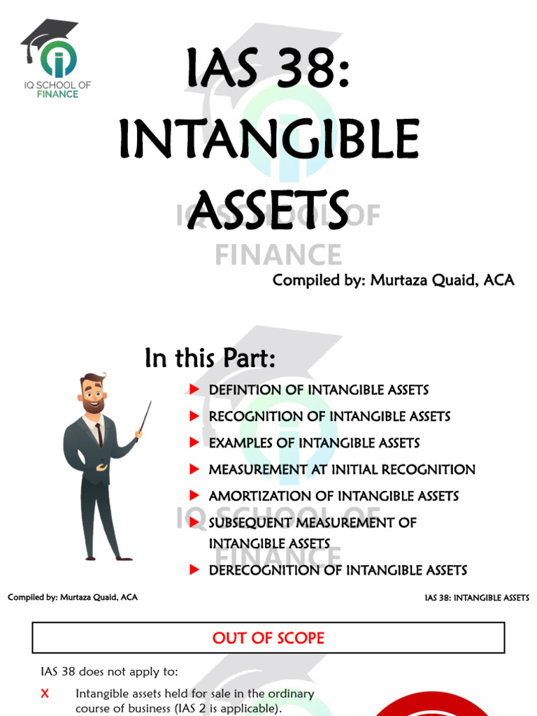 IAS 38 - Presentation 2 | PDF | Intangible Asset | Goodwill (Accounting)