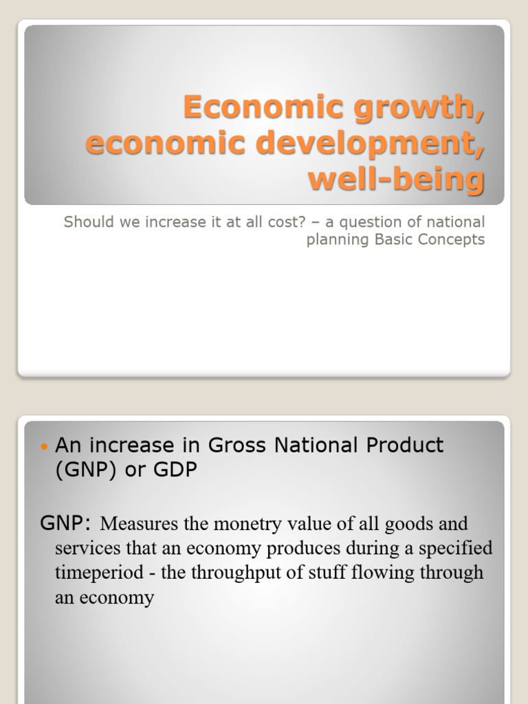 Growth V Development | PDF | Gross Domestic Product | Gini Coefficient