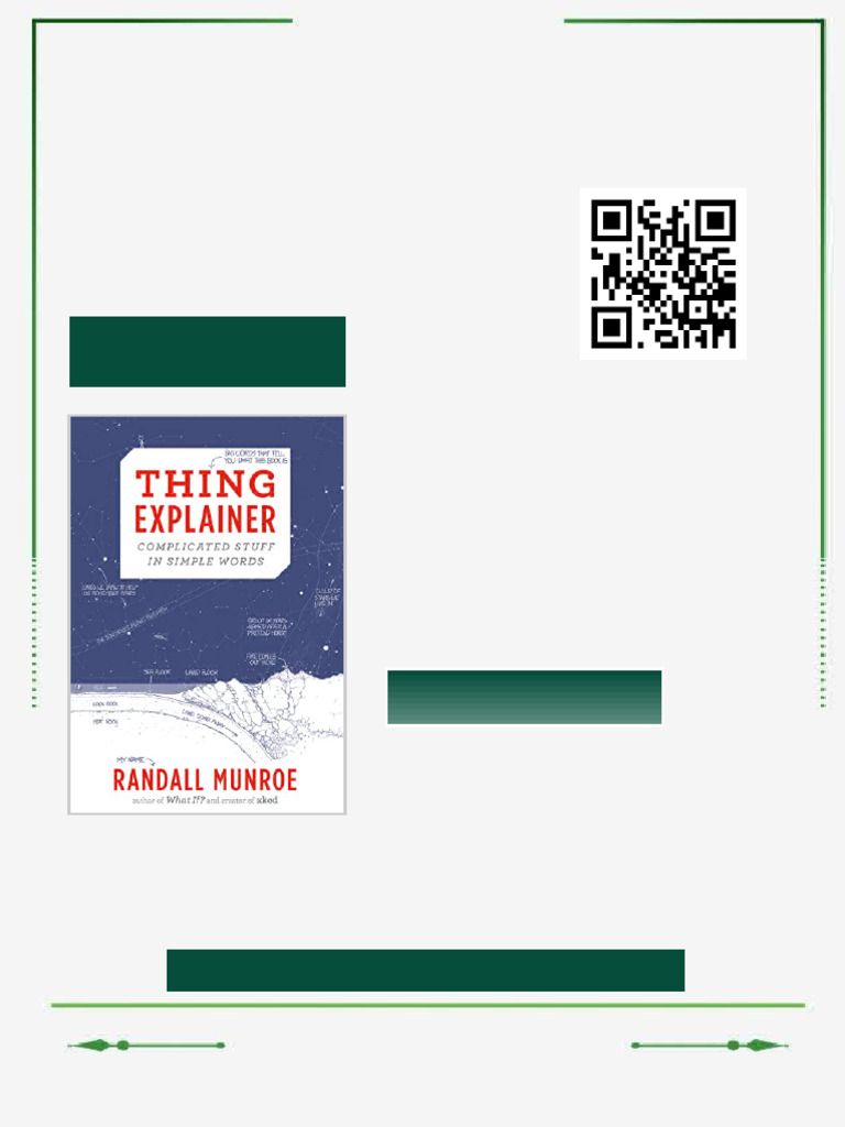 Thing Explainer Complicated Stuff in Simple Words Munroe Ebook Fully ...