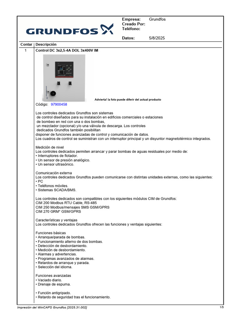 Control - DC - 3x254a - DOL - 3x400V - IM | PDF | Scada | Arranque