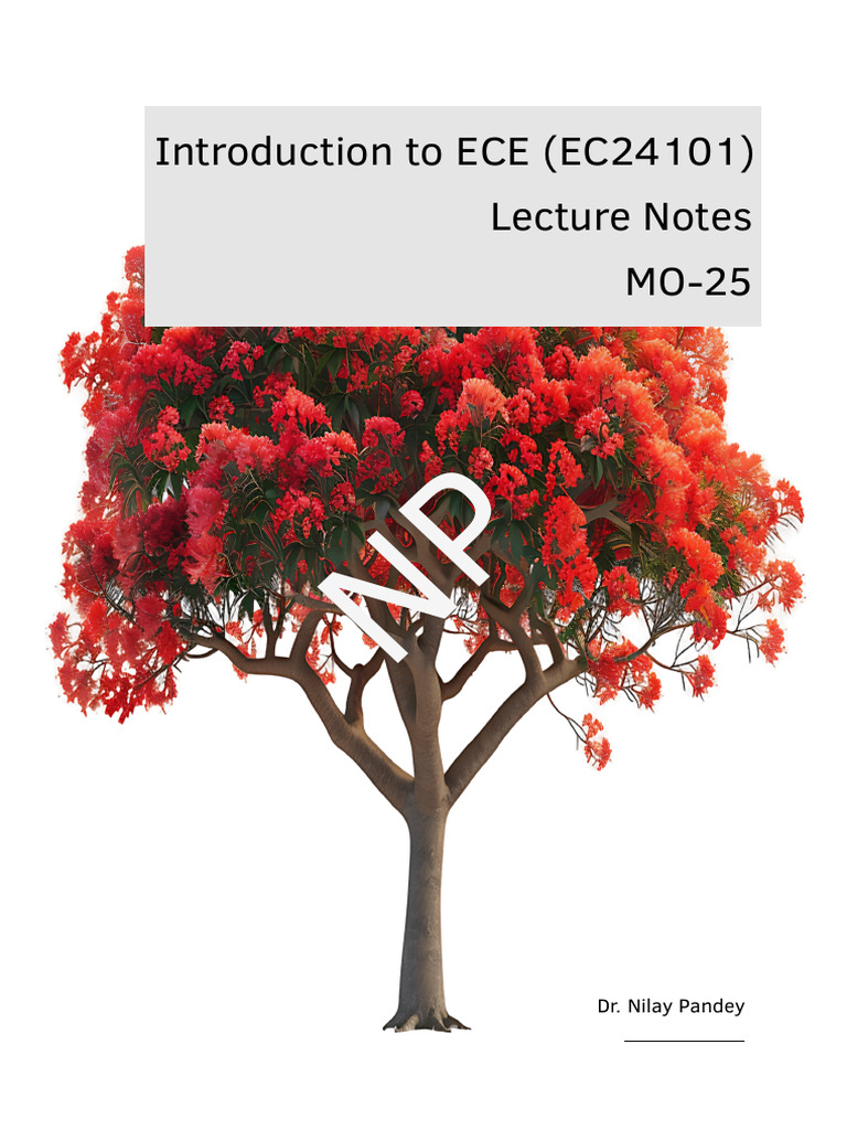 Lecture Handouts Basics of ECE EC101 MO25 | PDF | P–N Junction | Diode