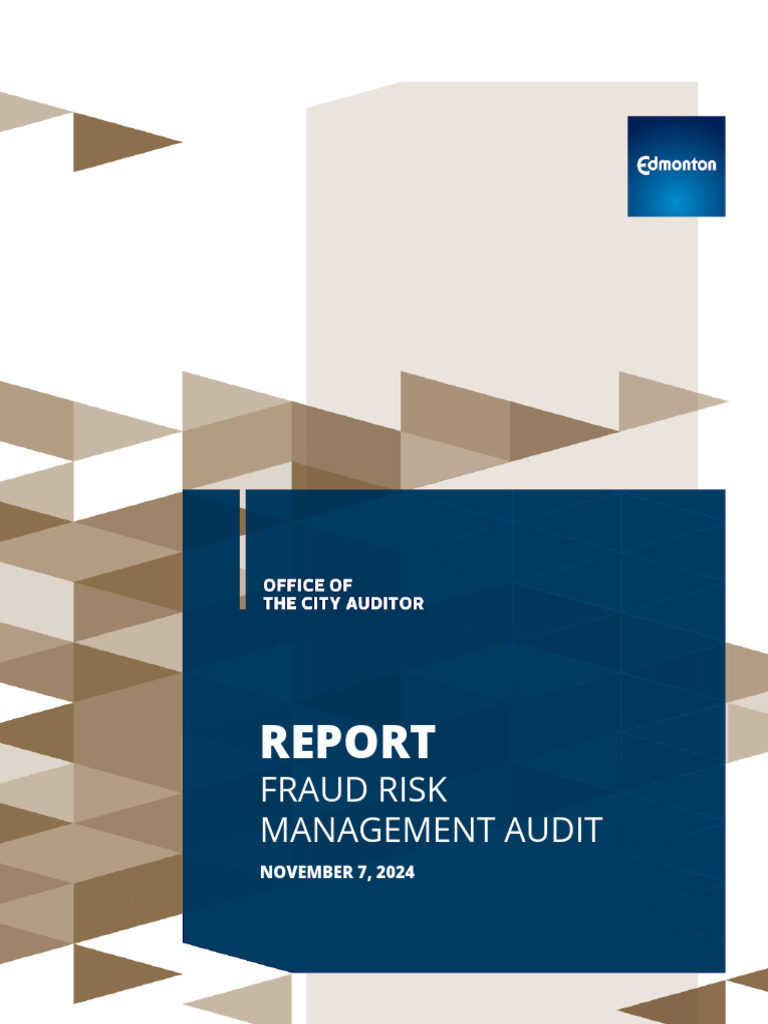 Report Fraud Risk Management Audit 1761241695 | PDF | Audit | Risk ...