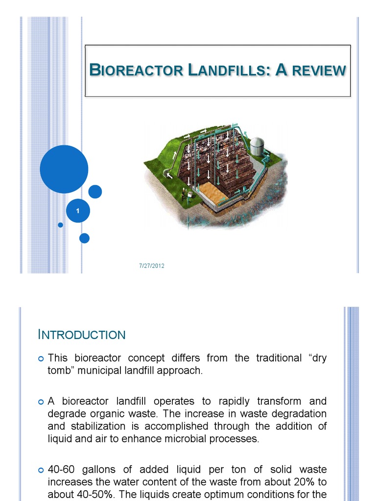 Bioreactor Landfill | Download Free PDF | Landfill | Waste
