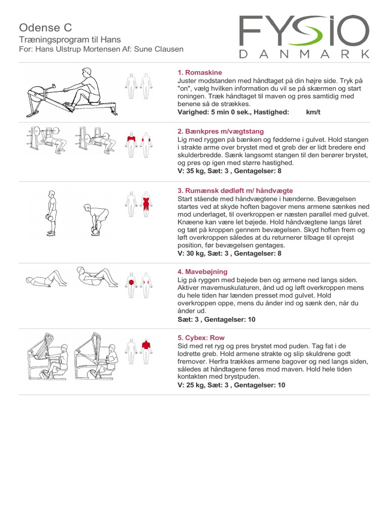 ExorLive Workout | PDF
