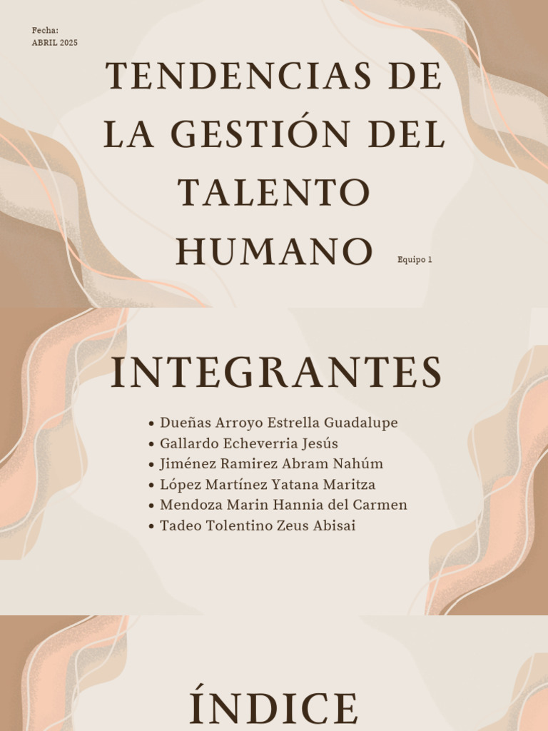 Tendencias de La Gestión Del Talento Humano | PDF | Gestión de recursos ...