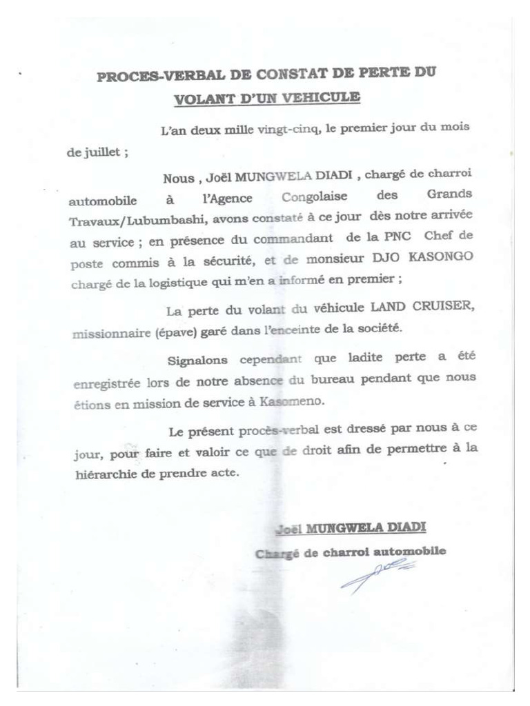 Proce Verbale | PDF