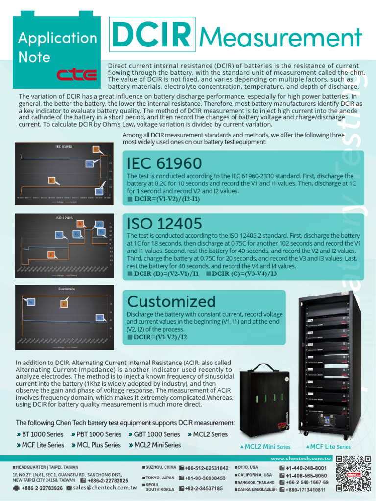 Application Note DCIR Measurement | PDF