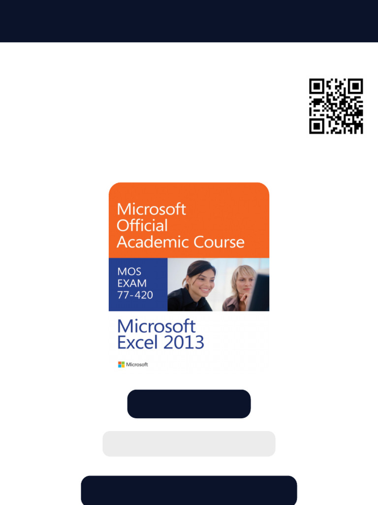 Exam 77 420 Microsoft Excel 2013 1st Edition Microsoft Official ...