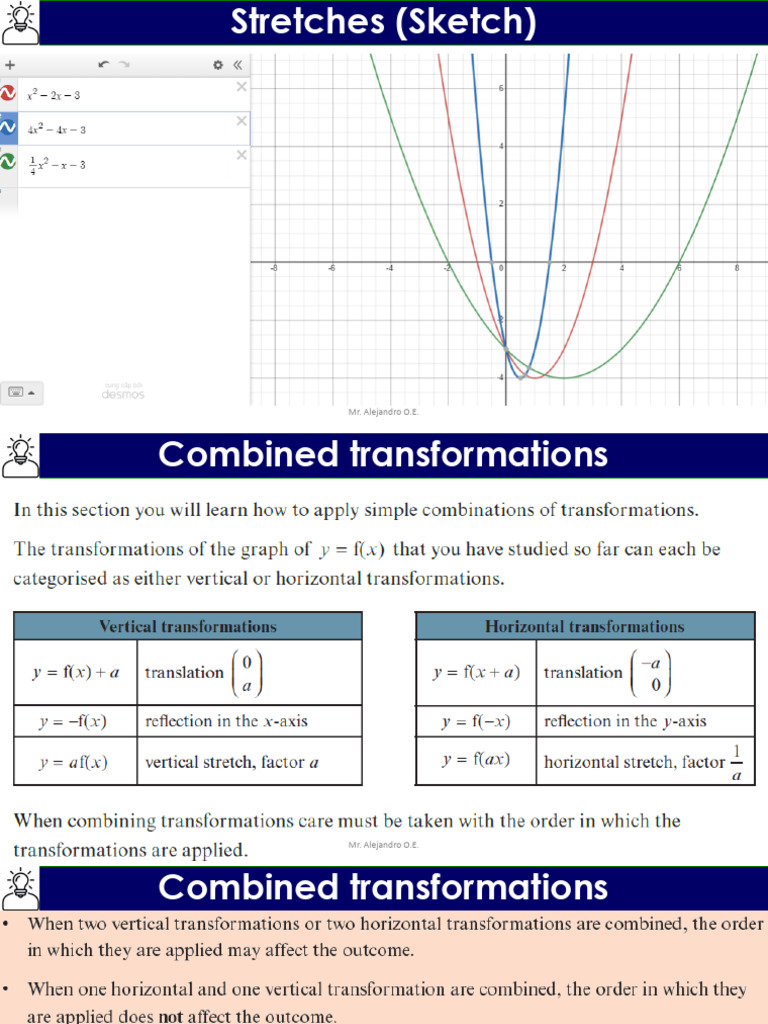 2.5 - Combined Transformations | PDF