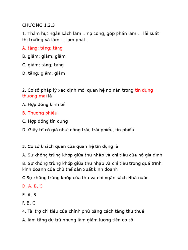 T NG H P TN 10 Chương | PDF