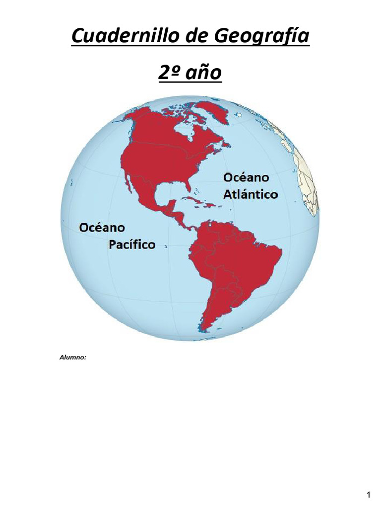 Cuadernillo 2 2026 | PDF | Placas tectónicas | Clima